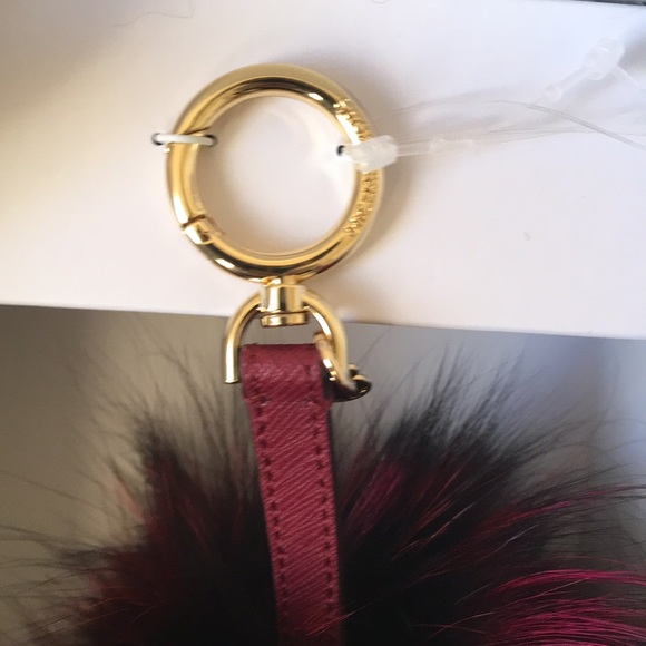 🦊 🌸 Michael Kors XL Fox fur Pom Pom - Picture 5 of 7